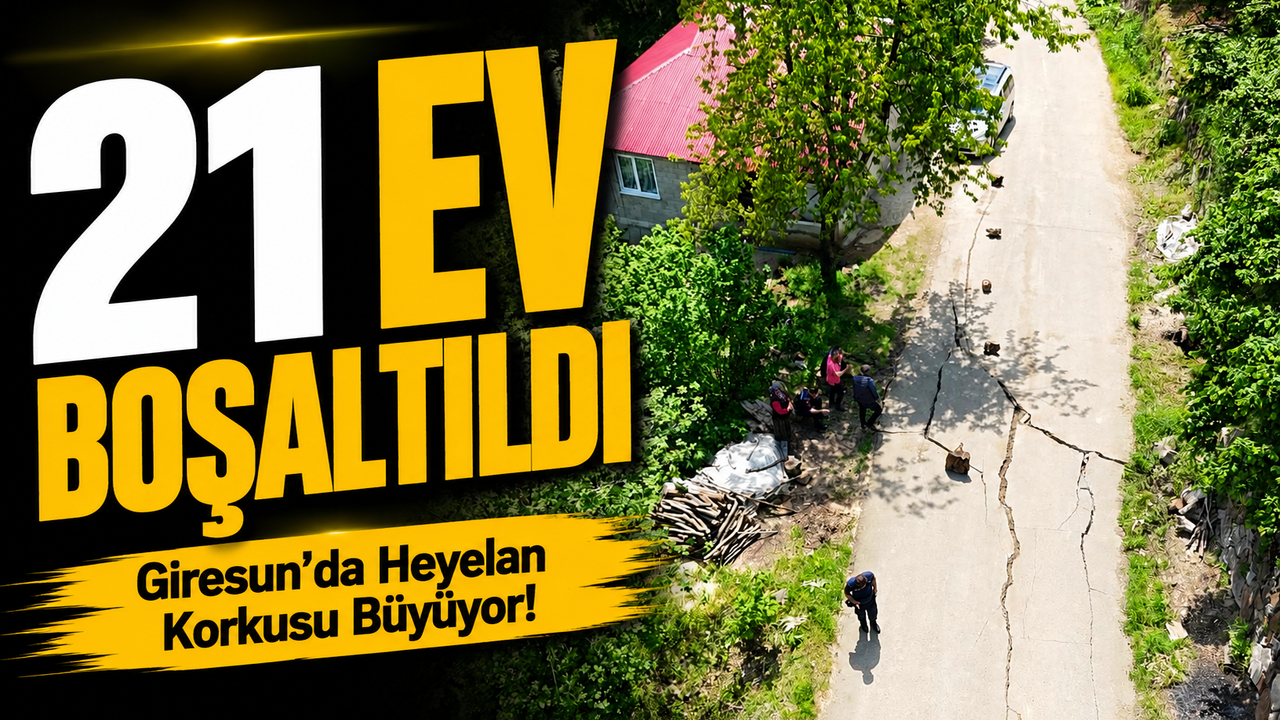 Giresun’da Heyelan Korkusu Büyüyor! Bulancak’ta 21 Ev Daha B