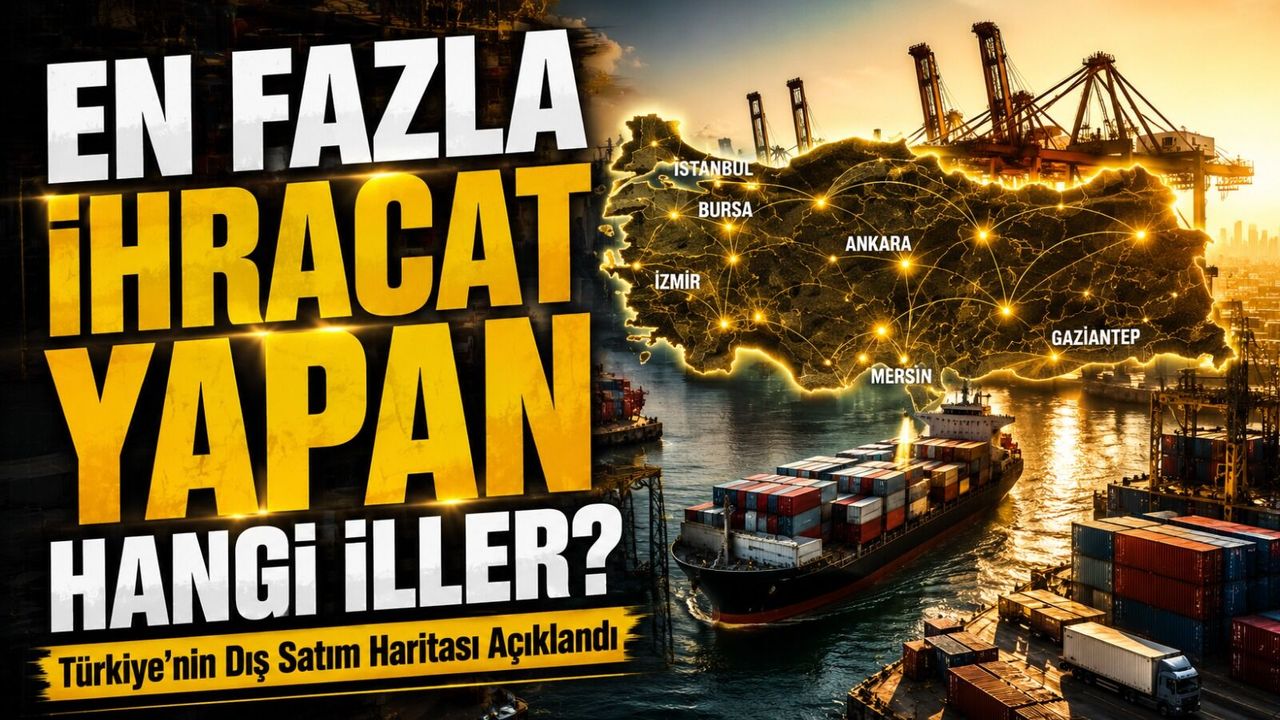 Türkiye’nin Dış Satım Haritası Açıklandı: En Fazla