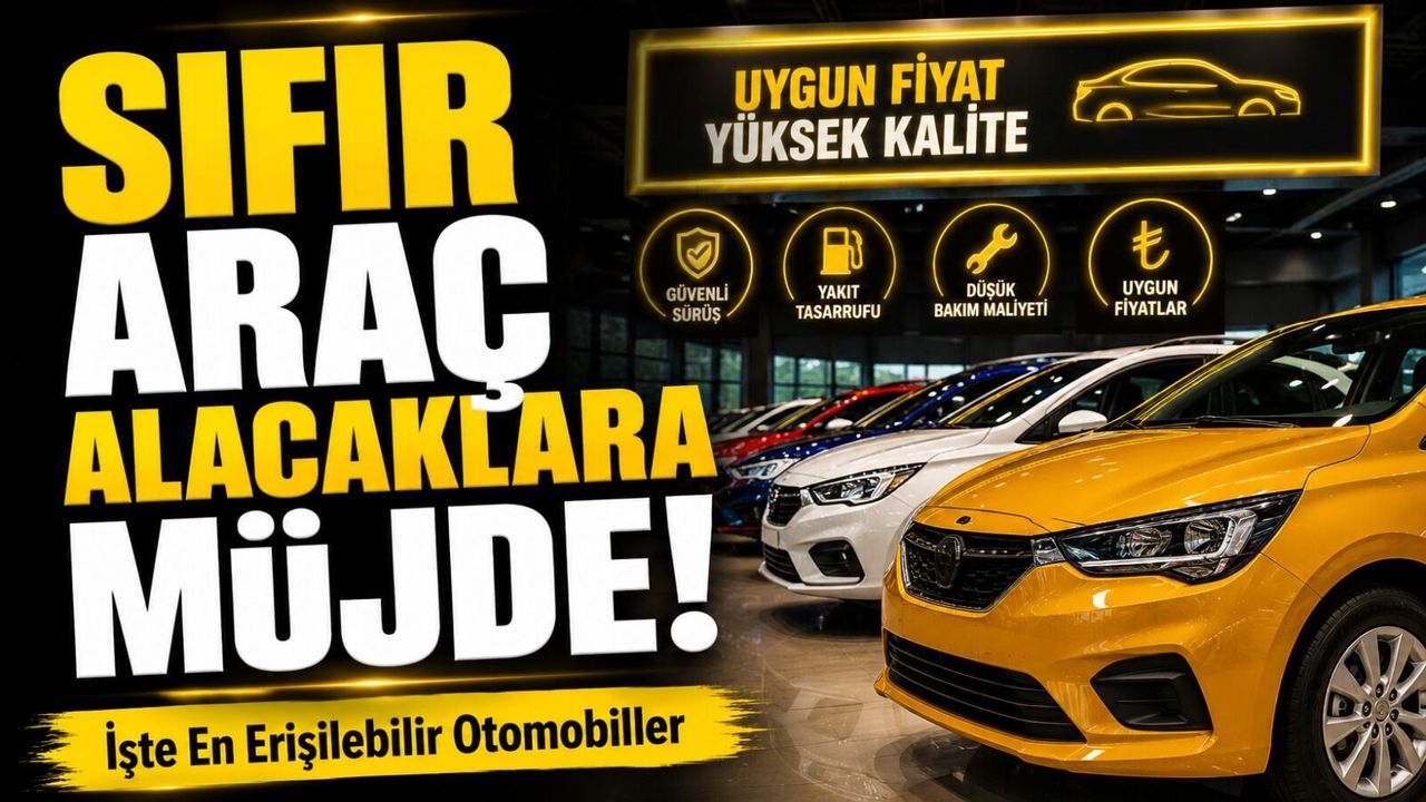 Sıfır Araç Alacaklara Müjde!; İşte En Erişilebilir