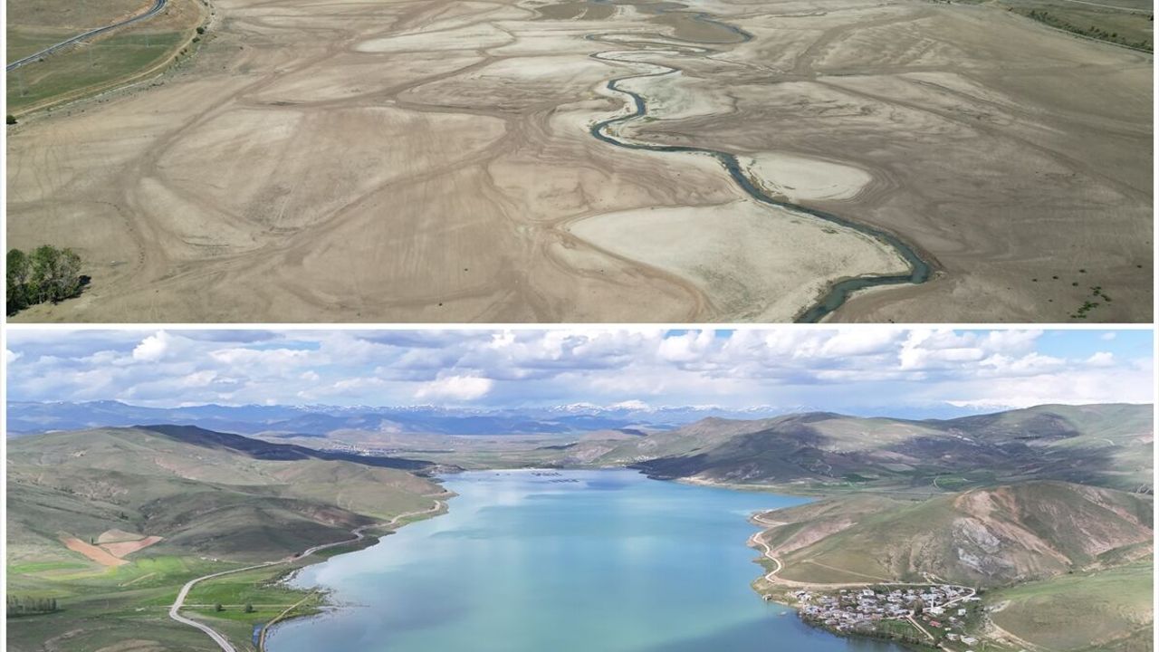 Bayburt'taki Demirözü Barajı'nda doluluk yüzde 100'e ulaştı