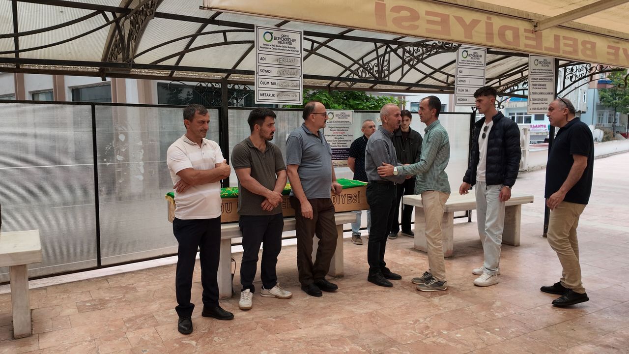 Ordu'da trafik kazasında ölen sürücünün cenazesi d
