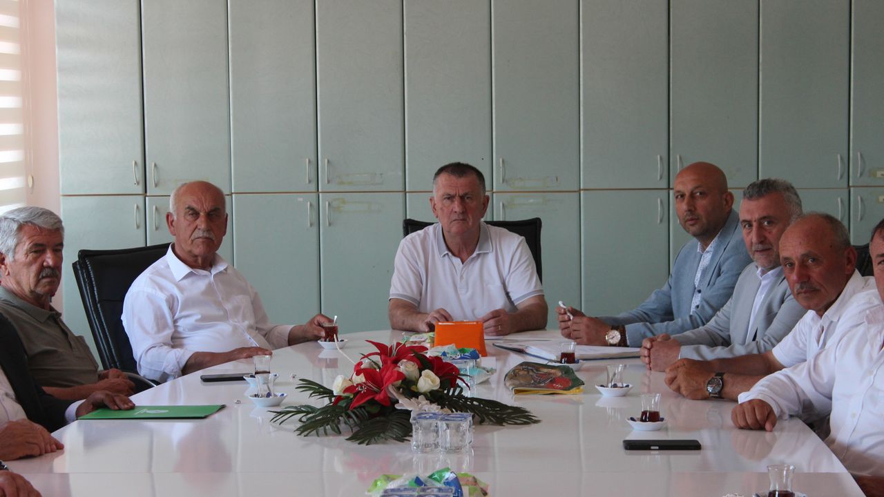 Samsun'da ilçe ziraat odası başkanları toplantısı yapıldı