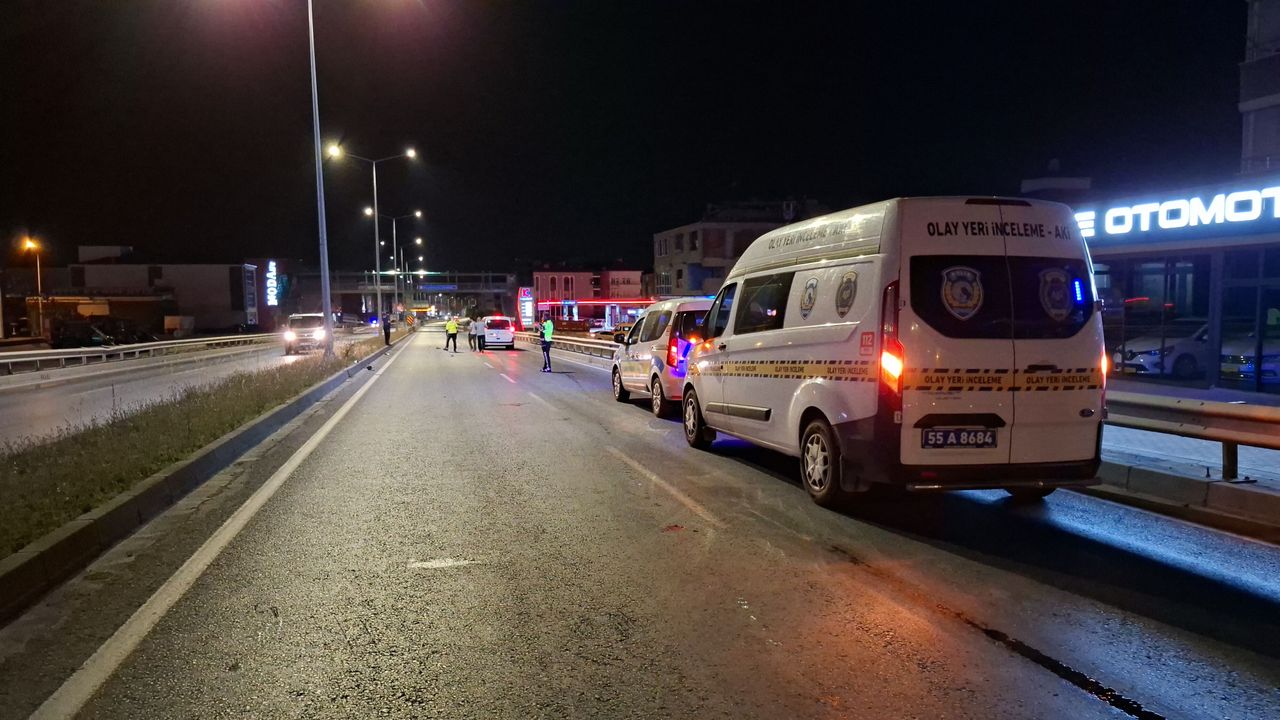 Samsun'da otomobilin çarptığı yaya ağır yaralandı