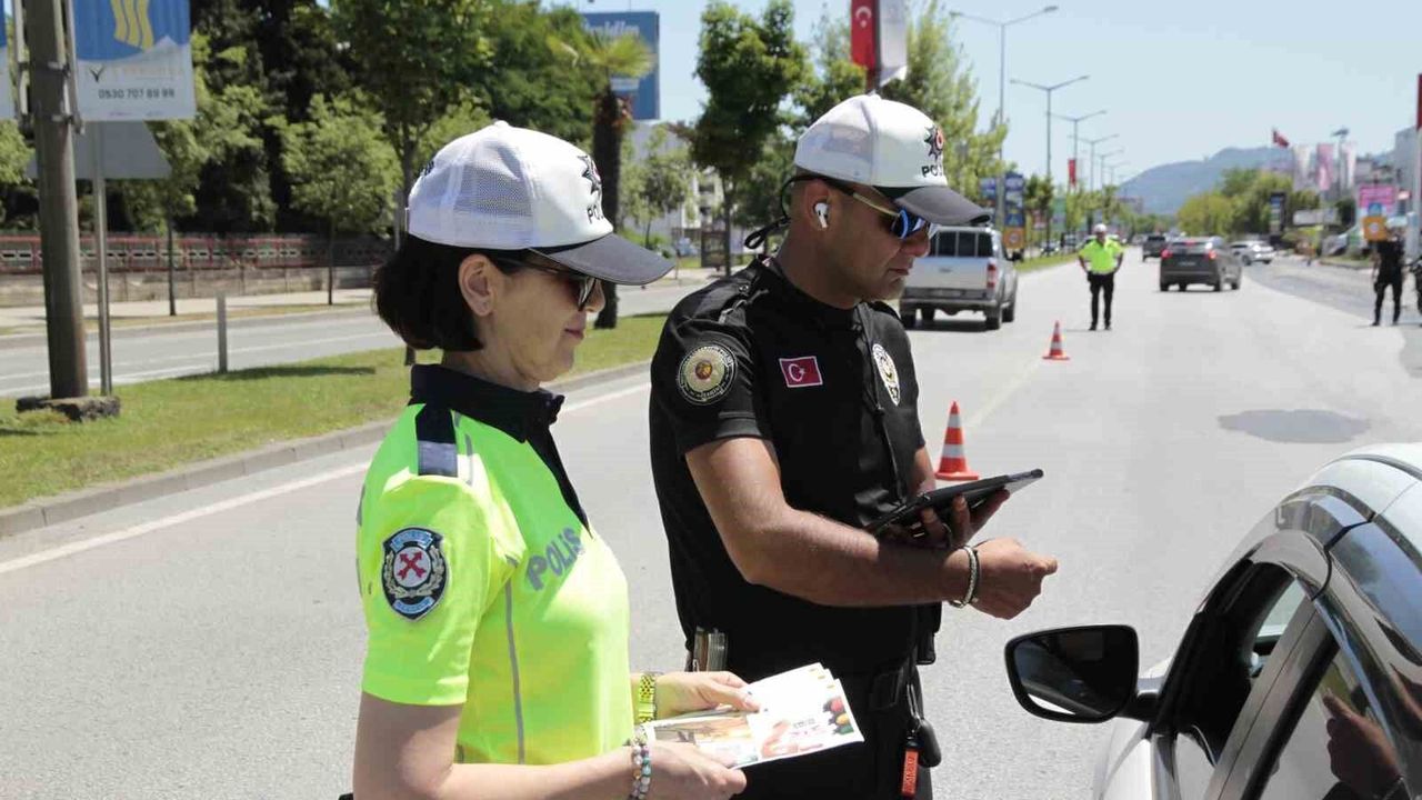 Ordu'da bir haftada 22 binden fazla araç ve sürücüsü denetle