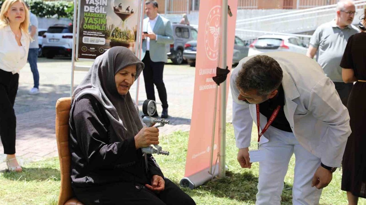 Samsun'da 'Hareket Yaşını Öğren, Sağlıklı Yaşa' ka