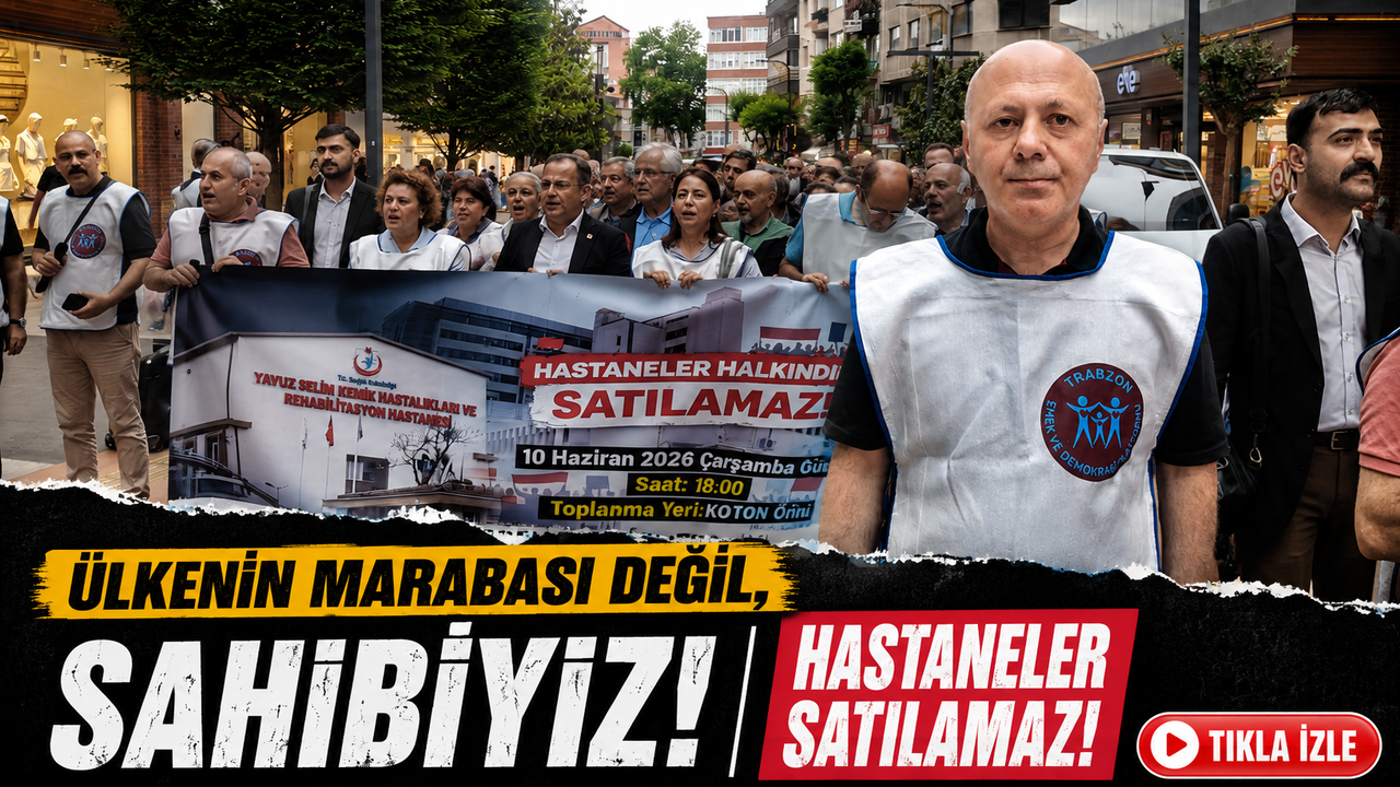 Emek ve Demokrasi Platformu Meydan’a Yürüdü;  "Hastaneler Sa