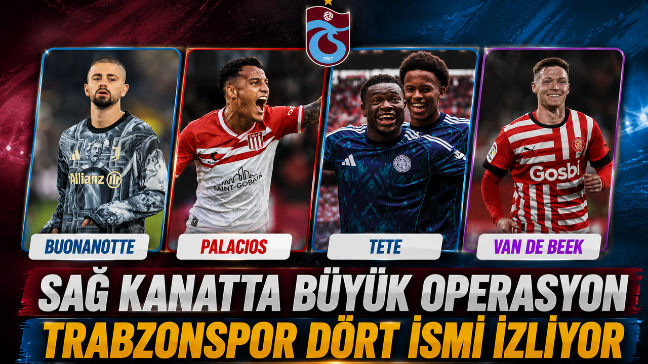 Trabzonspor Sağ Kanat Transferinde Dört İsimle Temasta: Tsygankov Kararı Bekleniyor