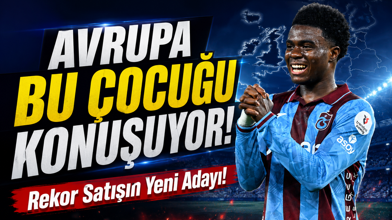 Trabzonspor’un Genç Yıldızı Christ Oulai Avrupa’yı Salladı: Dev Kulüpler Takibe Başladı