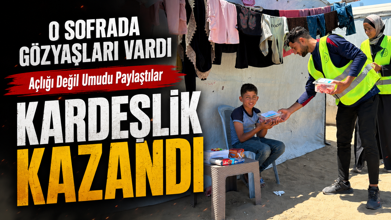 Gazze’de O Anlar Yürekleri Dağladı: Bir Lokma Et Büyük Mutlu