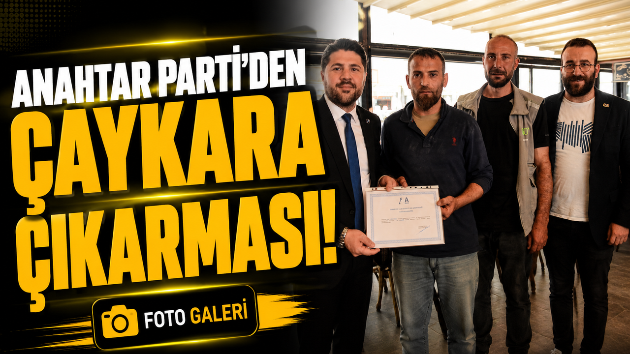 Anahtar Parti’den Çaykara Çıkarması! 21 Mahalleye Atama
