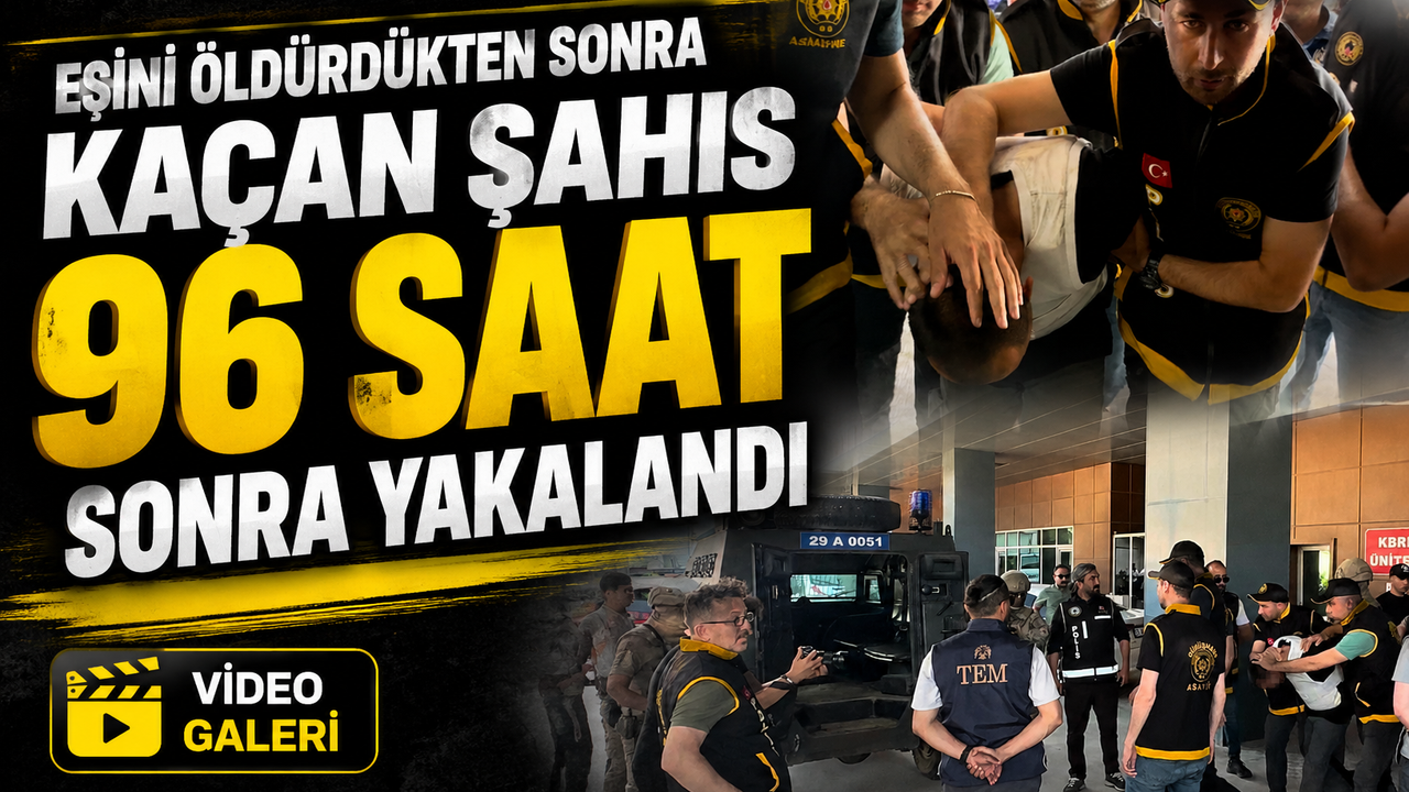 Bölgemizde Eşini Öldüren Şüpheli 96 Saat Sonra Yakalandı