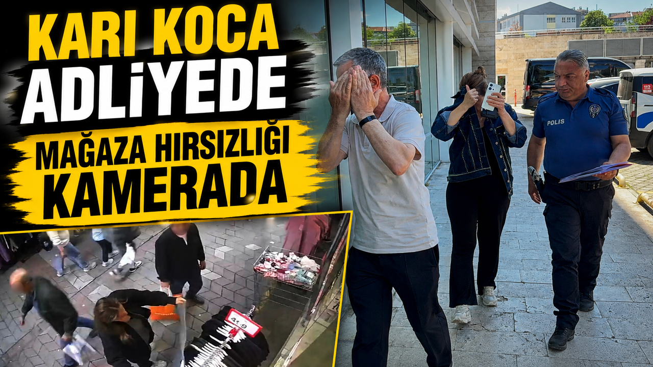 Samsun’da Karı Koca Mağaza Hırsızlığı İddiasıyla Yakalandı