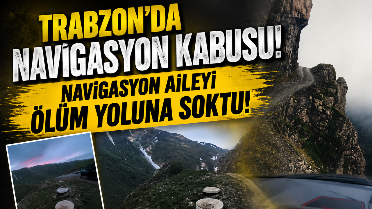 Navigasyon Aileyi Ölüm Yoluna Soktu! Uzungöl Dönüşü Korku Do