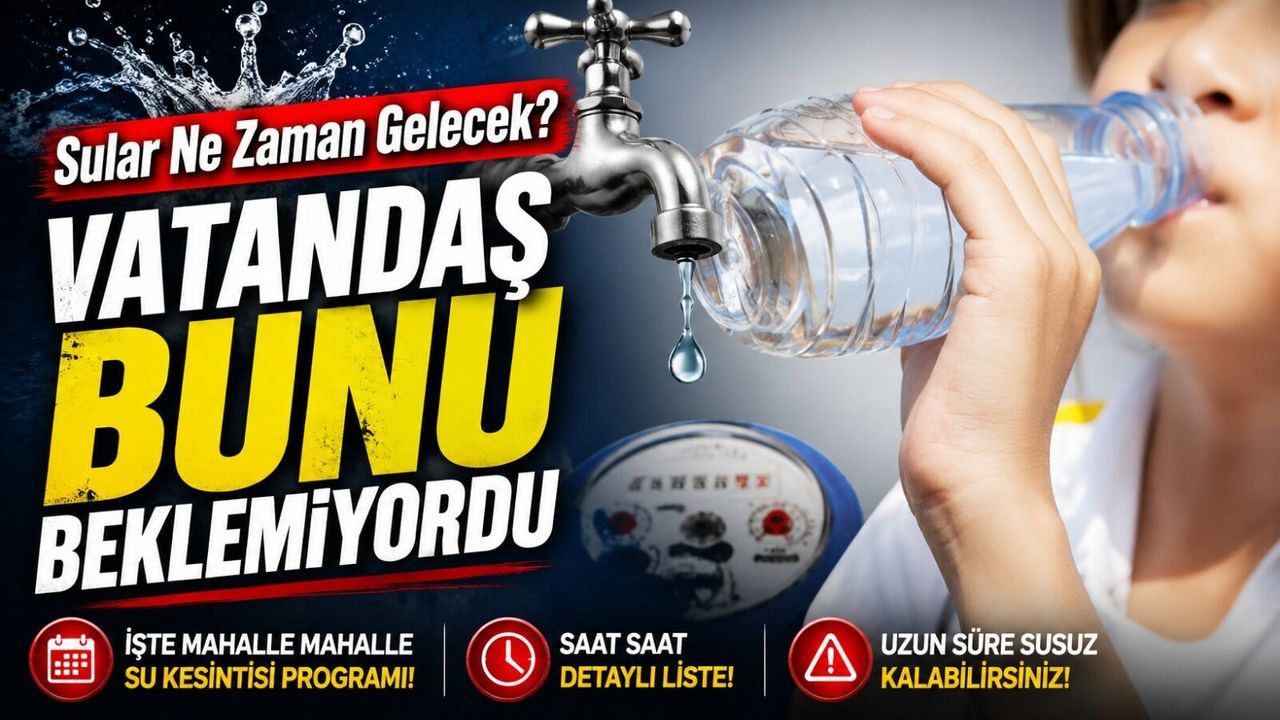 Trabzon'da Su Kesintisi Uyarısı! Çaykara Ataköy Mahallesi'nde Sular Saatlerce Kesilecek