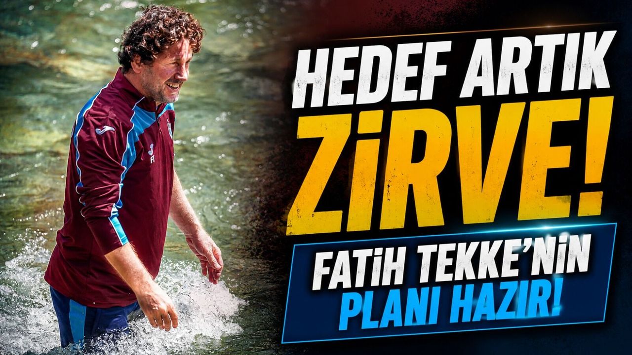 Fatih Tekke Zirveyi Hedefledi! Trabzonspor'da Şampiyonluk İçin Güçlü Kadro Kuruluyor