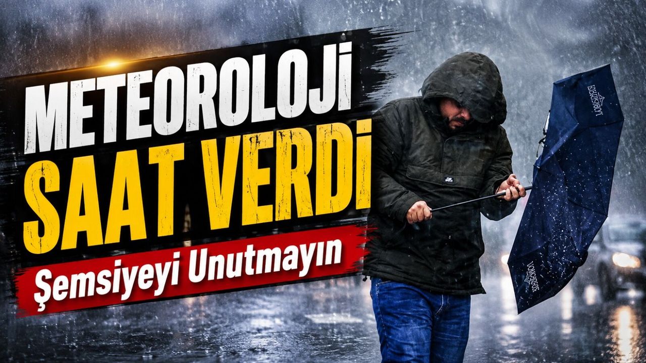 Trabzon’da Bugün Hava Değişiyor: Meteorolojiden Sağanak Yağış Tahmini