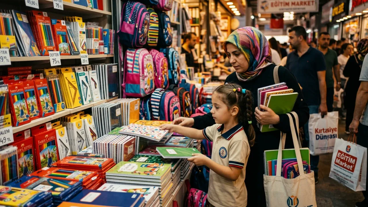 Okullar Açılmadan Kırtasiyelerde Fiyat Telaşı: Bir Çantayı Doldurmak Bütçeyi Zorluyor