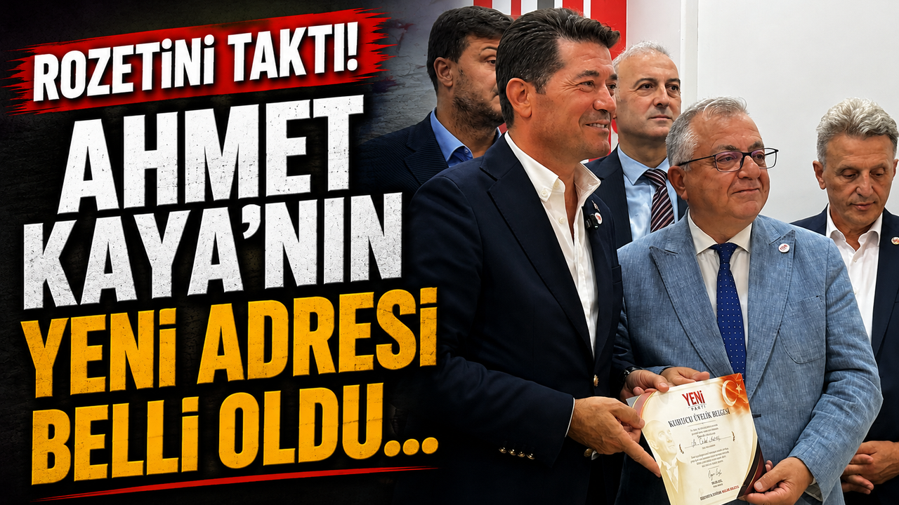 Ahmet Kaya’nın yeni adresi belli oldu: Rozetini taktı