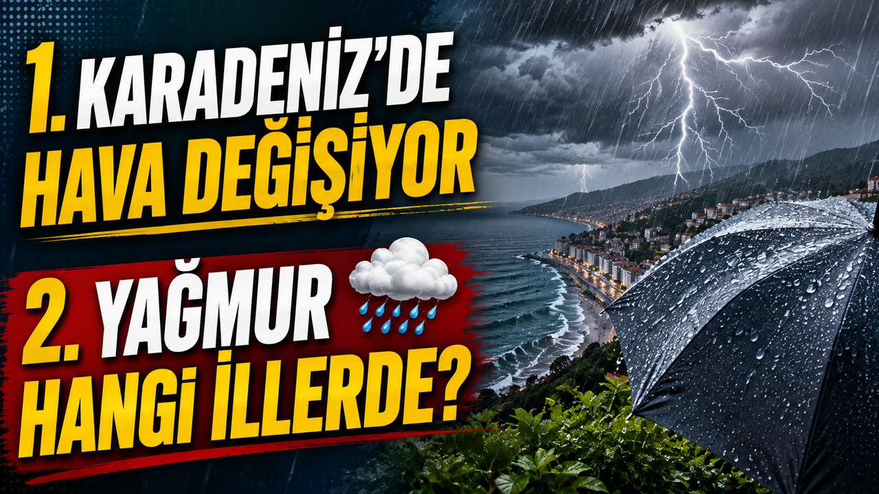 Karadeniz’de hava değişiyor: Çarşamba günü bu illere dikkat