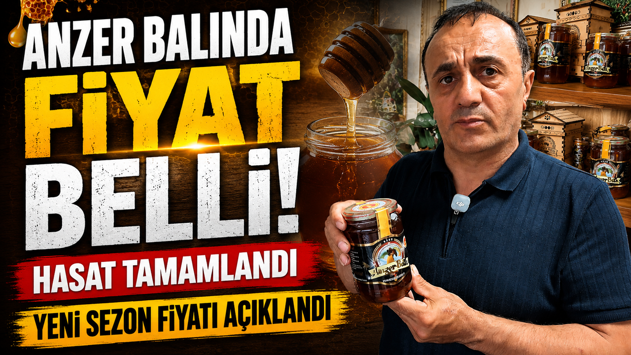 Anzer Balında Yeni Sezon Fiyatı Belli Oldu: Hasat Tamamlandı