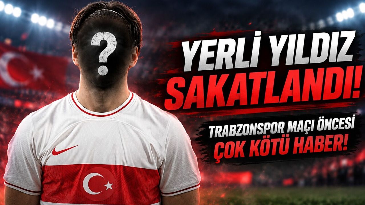 Trabzonspor Maçı Öncesi Yerli Yıldız Transfer Sakatlandı! Maçta Oynayamayacak!