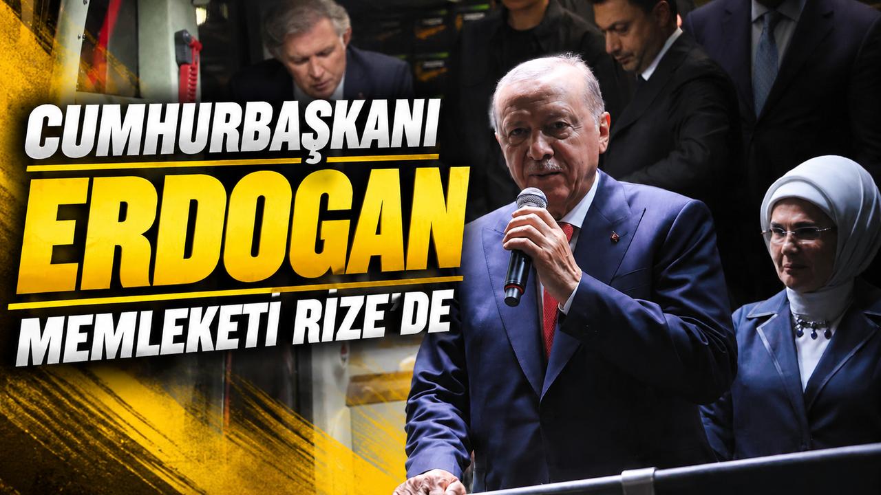 Cumhurbaşkanı Erdoğan memleketi Rize’de vatandaşlarla buluştu