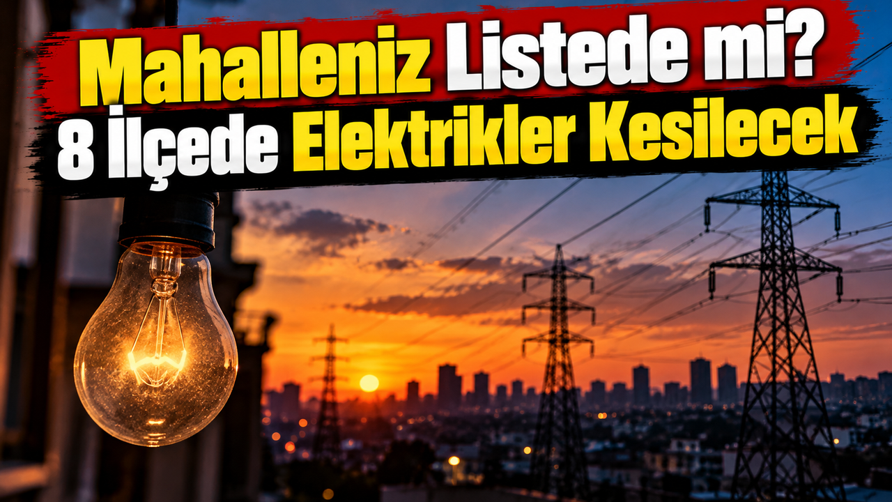 Trabzon'da Elektrikler Kesilecek: 8 İlçe İçin Saat Verildi