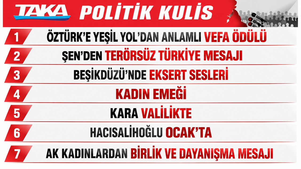 Öztürk'e Yeşil Yol'dan Anlamlı Vefa Ödülü
