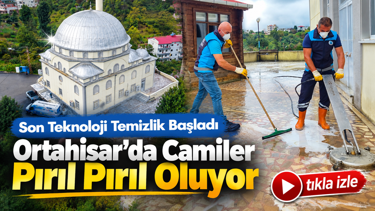 Ortahisar Belediyesi Camileri Pırıl Pırıl Hale Getiriyor