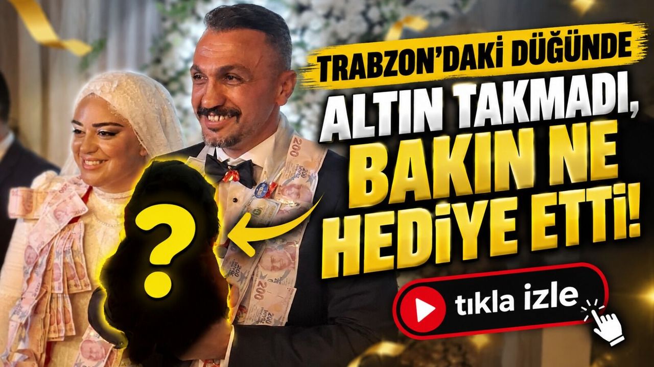 Görenler şaşkına döndü… Manisa’dan götürdü, düğünde damada taktı!