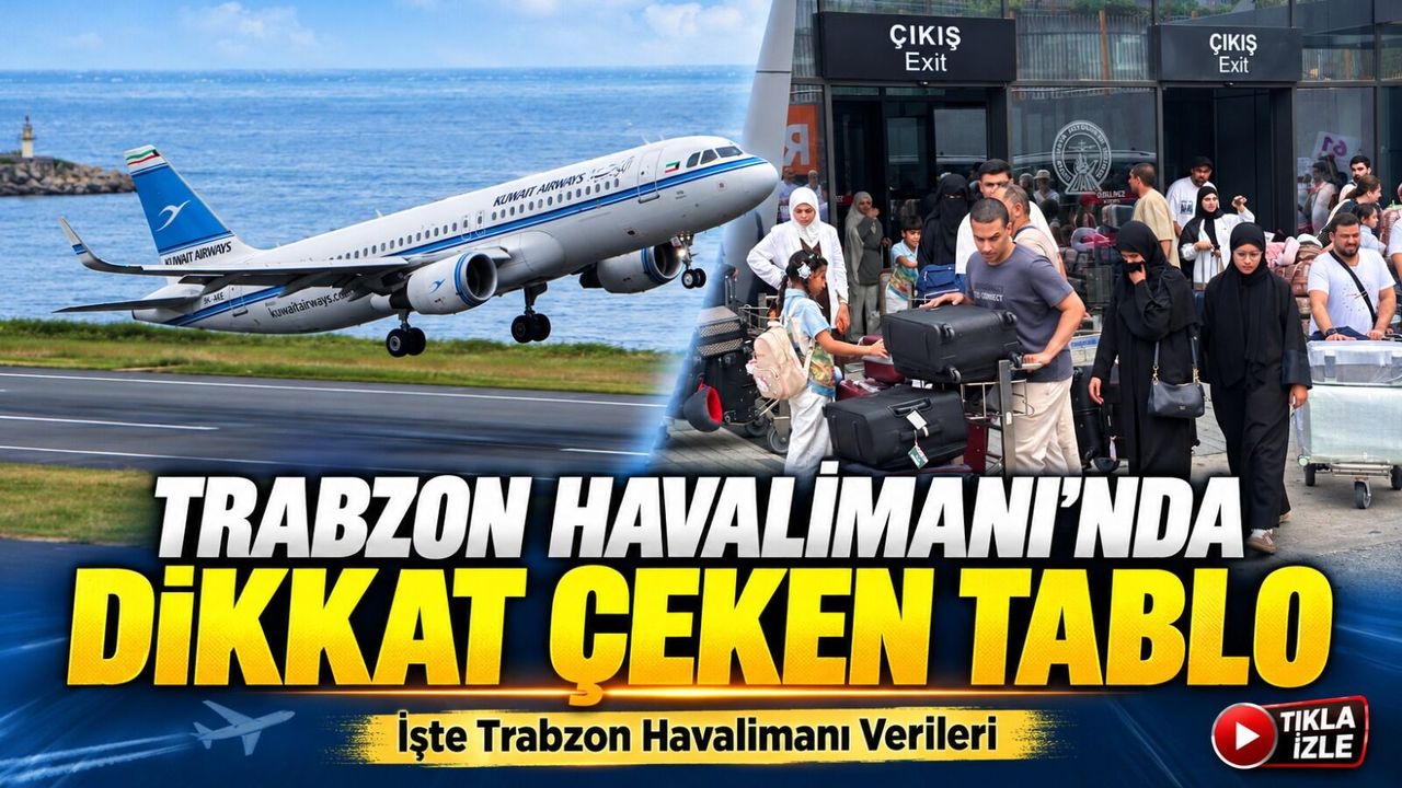 Uçak Trafiği Yükseldi, Yolcu Sayısı Değişmedi: İşte Trabzon Havalimanı Verileri