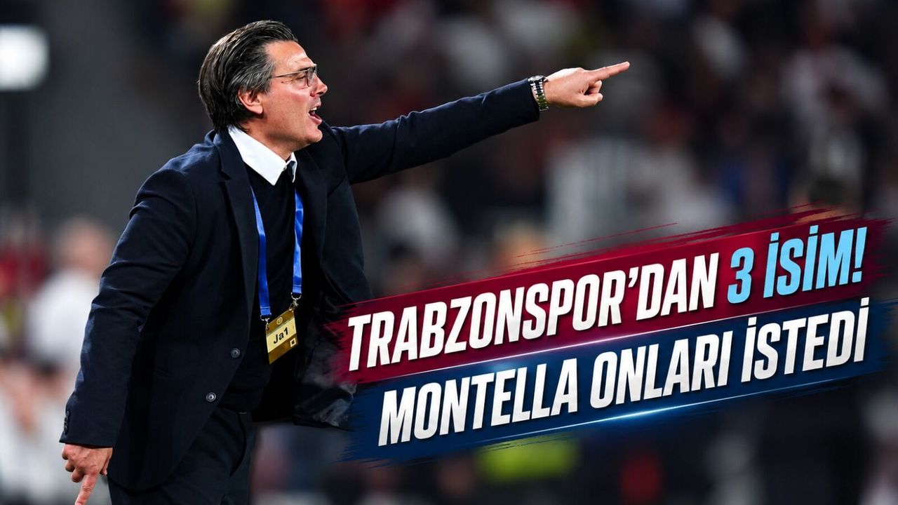 Trabzonspor’a A Milli Takım’dan Üçlü Davet: Montella Kararını Verdi