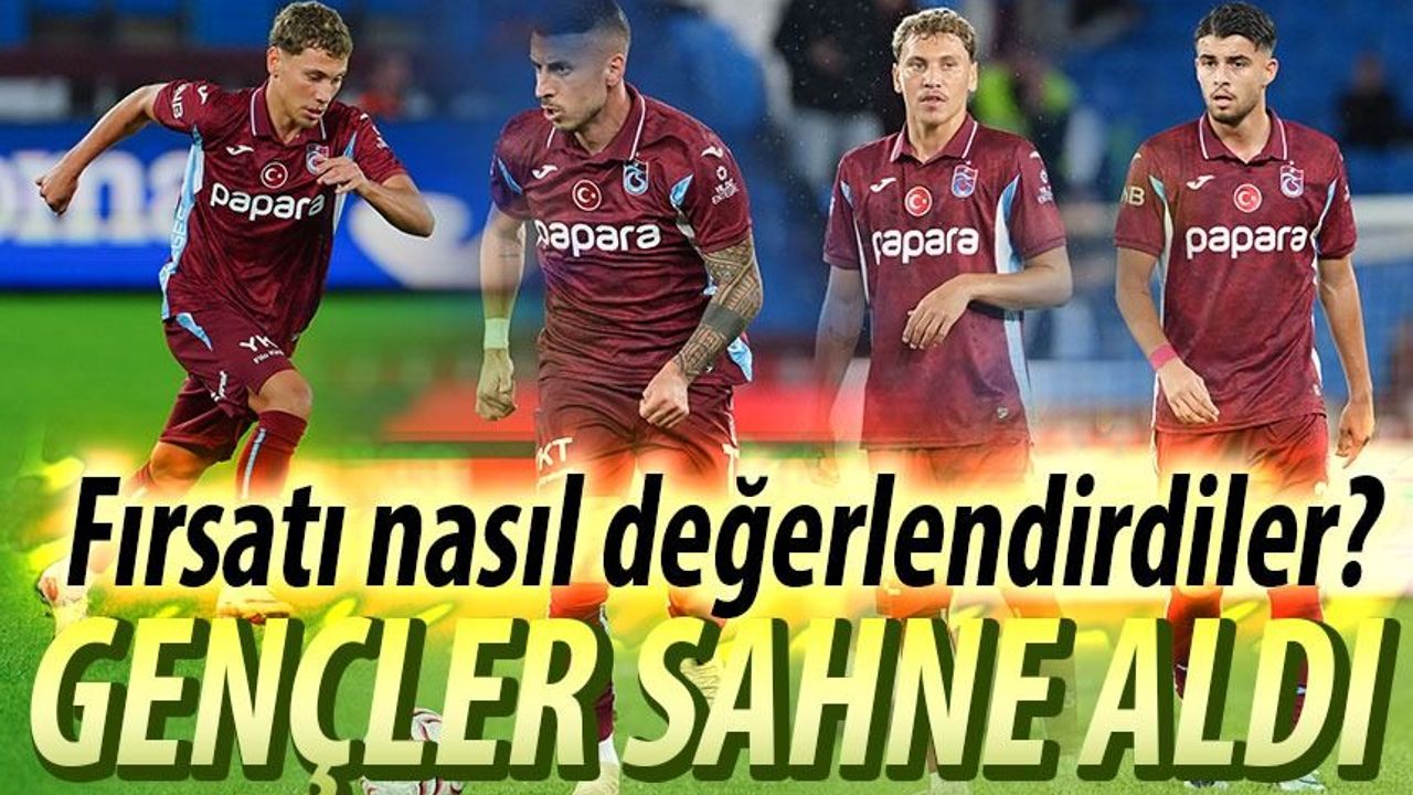 Trabzonspor’da gençler sahne aldı: İki kaleci performansıyla öne çıktı