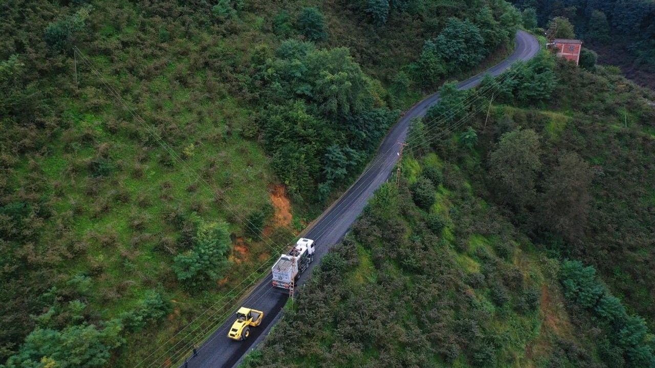 Ordu'da 25 yıllık yol sorunu çözülüyor