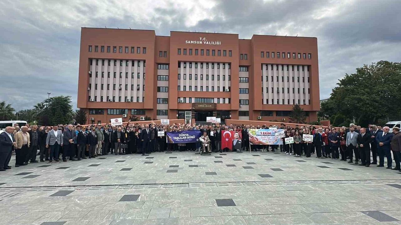 Samsun'da 1 Ekim Dünya Yaşlılar Günü programı