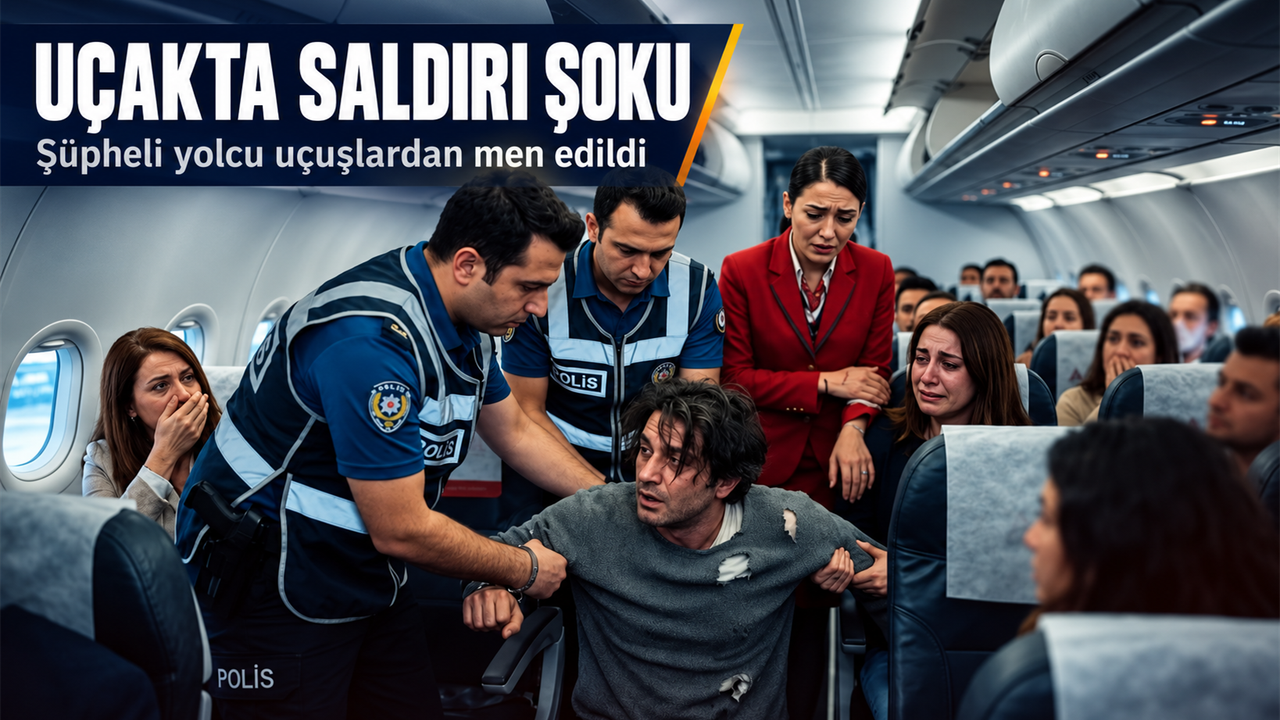 AJet Uçağında Yolcu Saldırısı: Kabin Memuru ve Yolcu Isırıldı