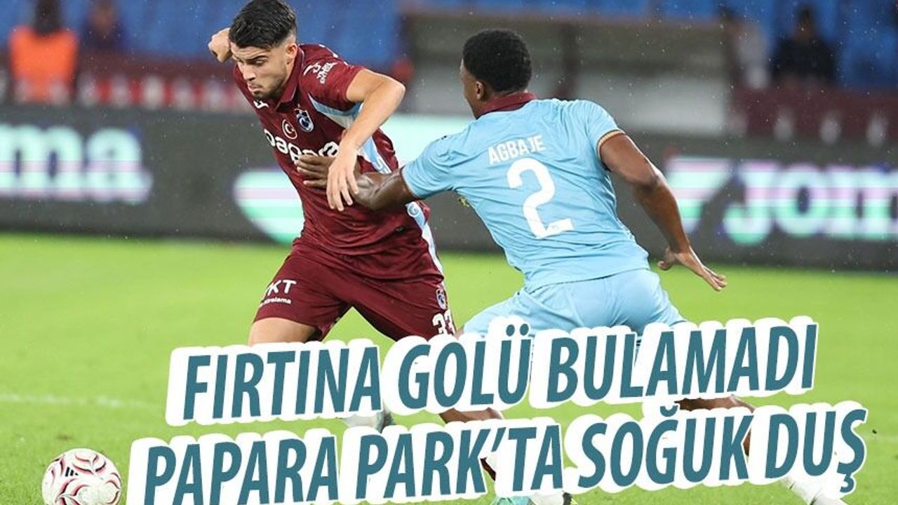 Trabzonspor’a milli arada tatsız prova: Kardeş kulüp son dakikada vurdu