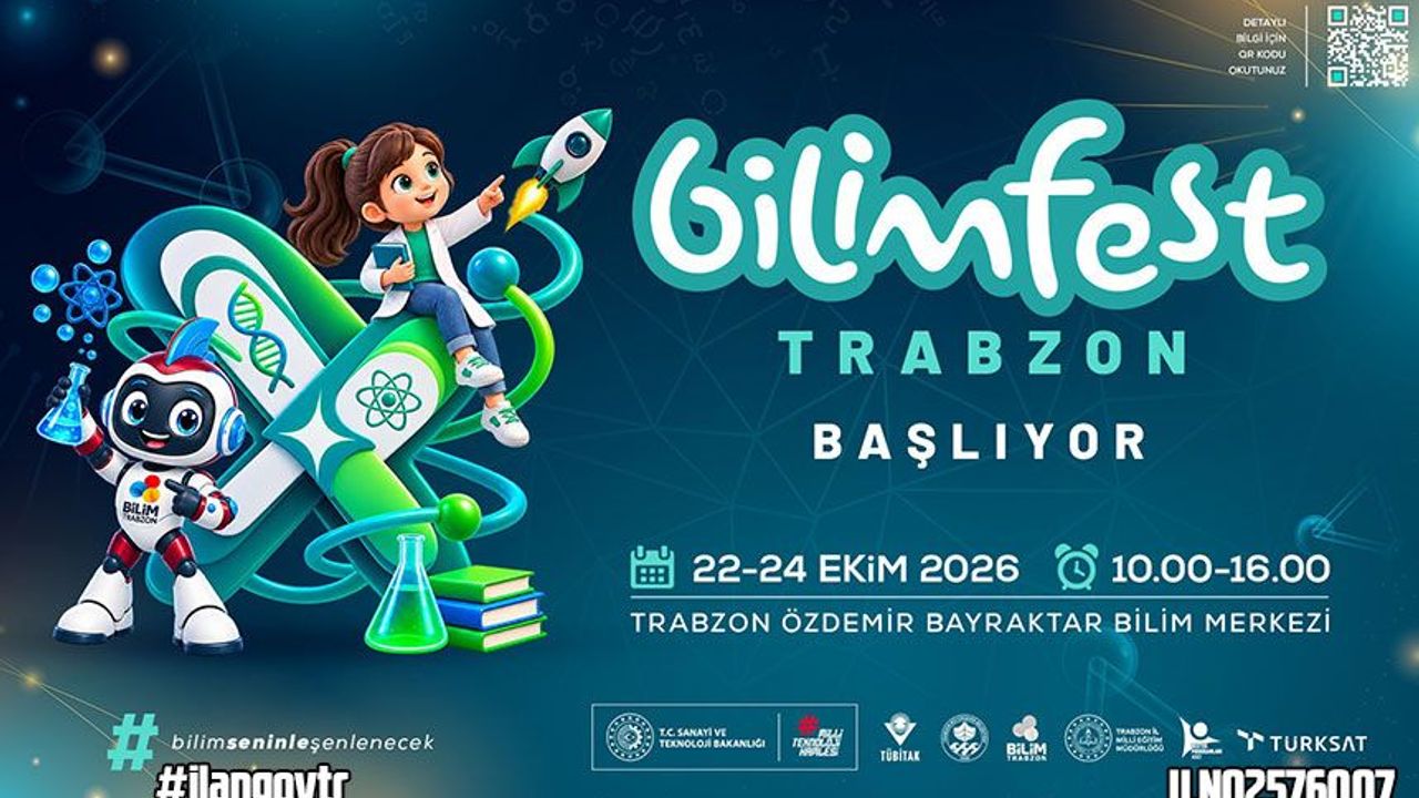 BİLİMFEST TRABZON BAŞLIYOR