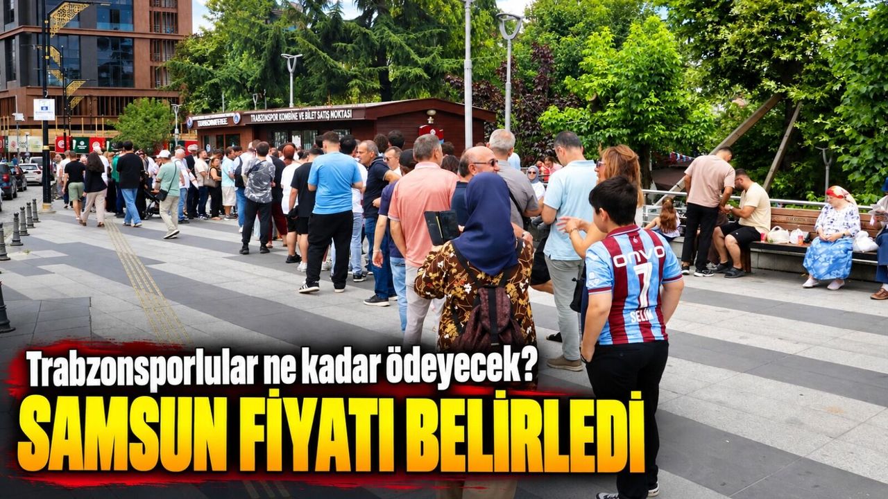 Samsunspor-Trabzonspor maçında bilet sürprizi: Fiyatlar 55 TL’den başlıyor