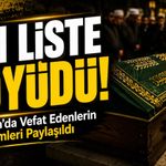 Bugün Trabzon'da Kimler Vefat Etti: Trabzon Ölüm İlanları