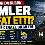 Trabzon Vefat ve Cenaze Listesi Açıklandı : Allah Rahmet Eylesin