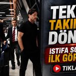 Trabzonspor Trabzon’a Döndü: İstifası Kabul Edilmeyen Fatih Tekke de Kafiledeydi