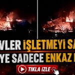 Pokut Yaylası’nda Gece Yangını: Kıbrıs Gazisinin İşletmesi Küle Döndü