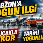 Trabzon Havalimanı’nda Rekor Gün: 150 Uçak Trafiğine Ulaştı