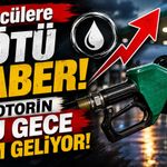 Sürücülere kötü haber! Motorin bu gece zam geliyor!