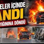 Milas-Bodrum Yolunda Seyir Halindeki Otomobil Alevlere Teslim Oldu