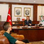 YKS Türkiye Birincisi Abdullah Uslu Başkan Ekim’le Buluştu