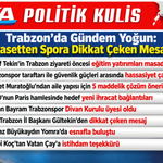 Trabzon’da Gündem Hareketli: Siyasetten Spora Peş Peşe Mesajlar