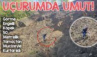 Uçurumda Umut: Görme Engelli Köpek 50 Metrelik Yamaçtan Mucizeyle Kurtarıldı!