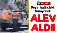 Artvin Hopa’da Seyir Halindeki Kamyonette Yangın: Kartonlar Alev Aldı!
